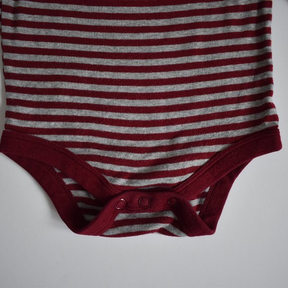 George Stripe Reindeer Bodysuit 6-12 Months - Picture 3 of 5